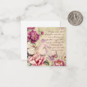 蝶 ノートカード (正面/裏面インサイチュ)