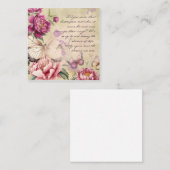 蝶 ノートカード (正面/裏面)