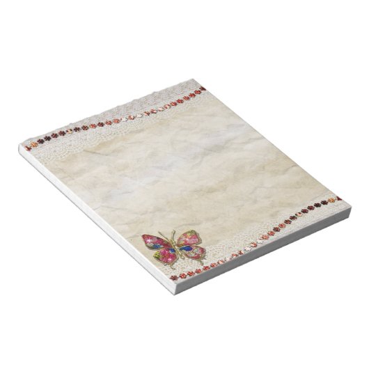 蝶 ノートパッド (アングル)