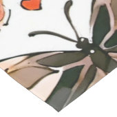 蝶、ハート、花 ショートテーブルランナー (コーナー)