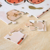 蝶、ハート、花 ジグソーパズル (側面)