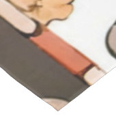 蝶、ハート、花 テーブルクロス (アングル)