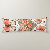 蝶、ハート、花 ボディピロー (裏面)