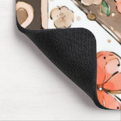 蝶、ハート、花 マウスパッド (コーナー)