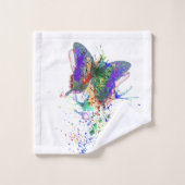 蝶 バスタオルセット (ウォッシュタオル)