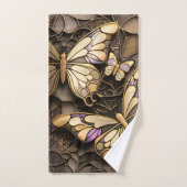 蝶 バスタオルセット (ハンドタオル)