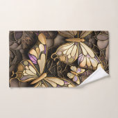 蝶 バスタオルセット (ハンドタオル)