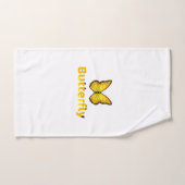 蝶 バスタオルセット (ハンドタオル)