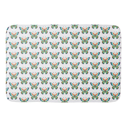 蝶 バスマット (正面)