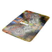 蝶 バスマット (アングル)