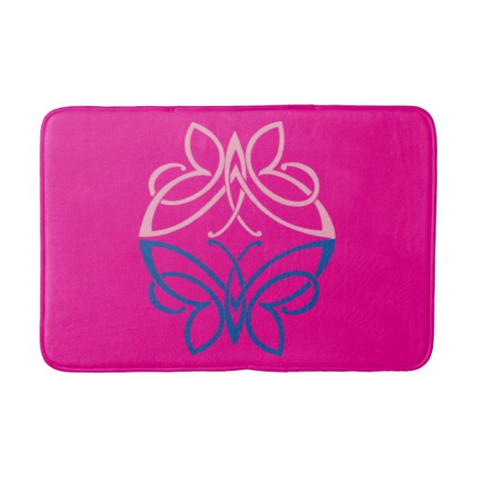 蝶 バスマット (正面)