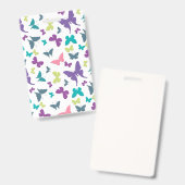 蝶 バッジ (正面＆裏面)