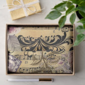 蝶、バラ、ノートEphemera 薄葉紙 (ギフト)