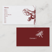 蝶-ビジネス 名刺 (正面/裏面)