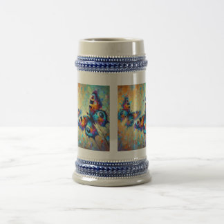 蝶 ビールジョッキ