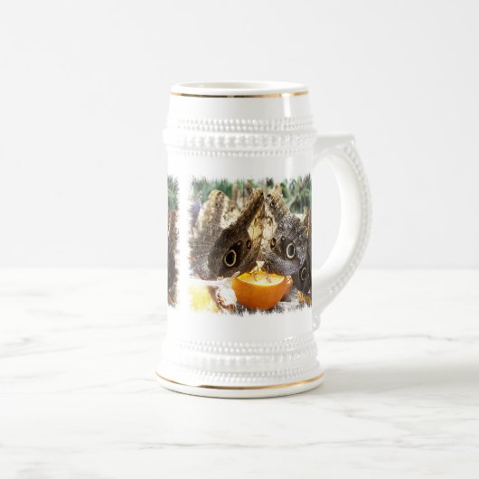 蝶 ビールジョッキ (正面右)