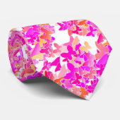 蝶、ピンク、明るい赤紫色、サンゴ ネクタイ (ロール)