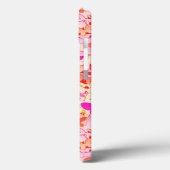 蝶，ピンク，桃，サンゴ Case-Mate iPhoneケース (裏面 / 左)