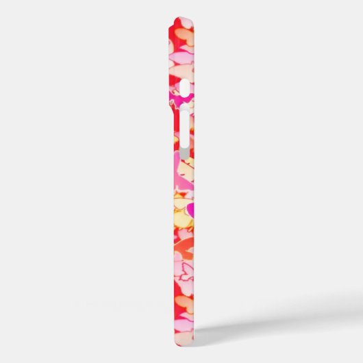 蝶，ピンク，桃，サンゴ Case-Mate iPhoneケース (裏面 / 左)