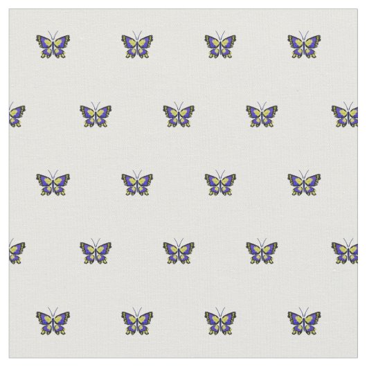 蝶 ファブリック (クローズアップ)