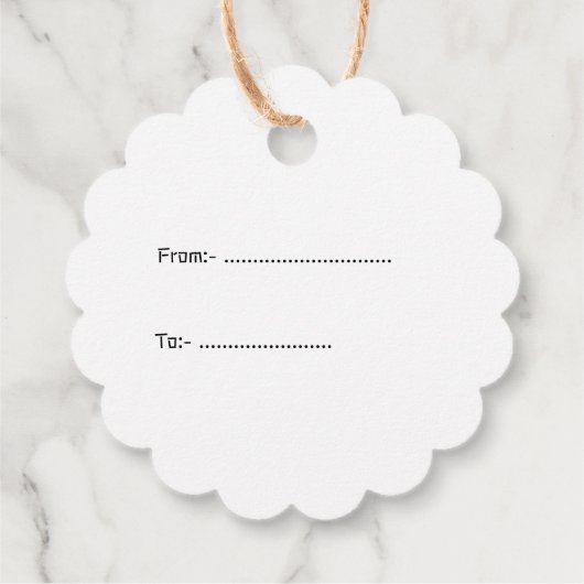 蝶 フェイバータグ (裏面)