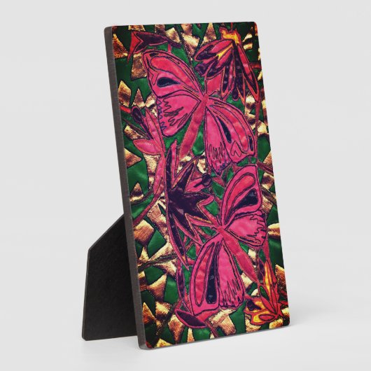 蝶 フォトプラーク (側面)