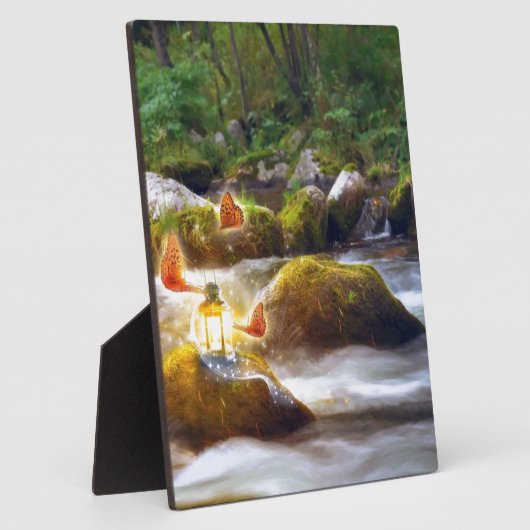 蝶 フォトプラーク (側面)