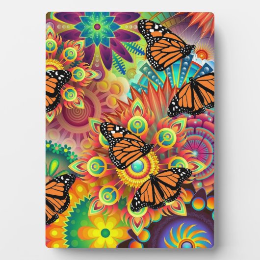 蝶 フォトプラーク (正面)