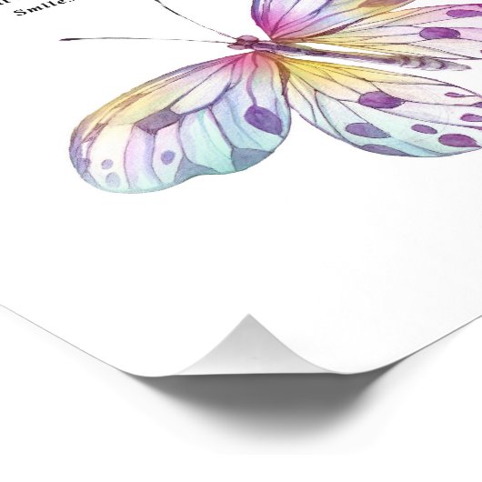 蝶 フォトプリント            (角)