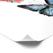 蝶 フォトプリント            (角)