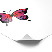 蝶 フォトプリント            (角)