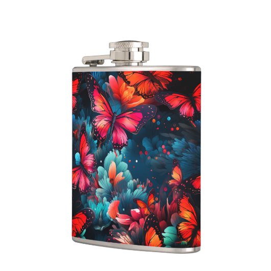 蝶 フラスク (左)