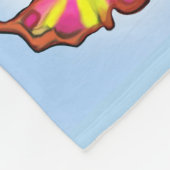 蝶 フリースブランケット (角)