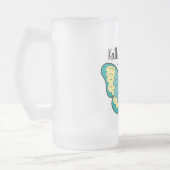 蝶 フロストグラスビールジョッキ (左)