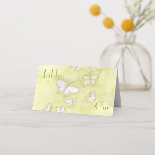 蝶 プレイスカード (正面)