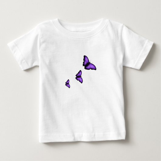 蝶 ベビーTシャツ (正面)