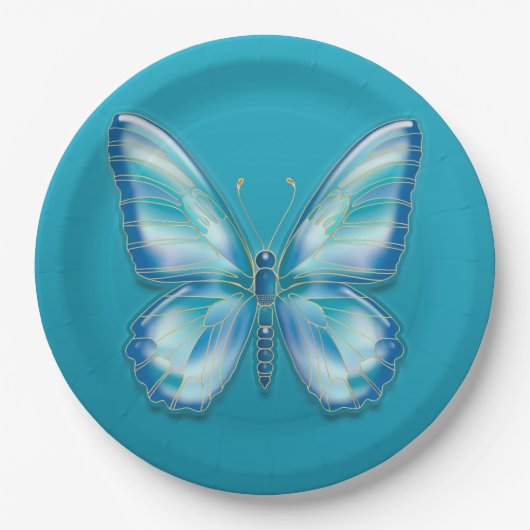 蝶 ペーパープレート (正面)