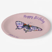 蝶 ペーパープレート (アングル)