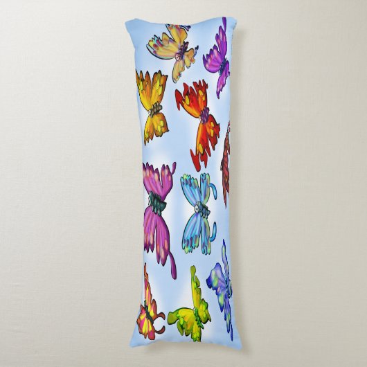 蝶 ボディピロー (正面縦)