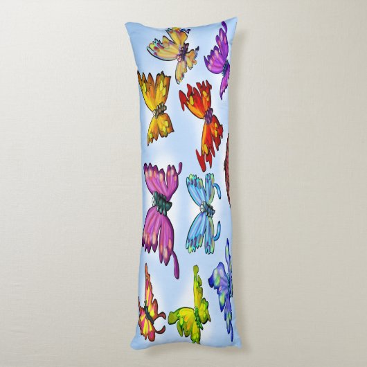 蝶 ボディピロー (裏面 (縦))