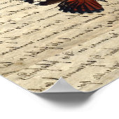 蝶 ポスター (角)