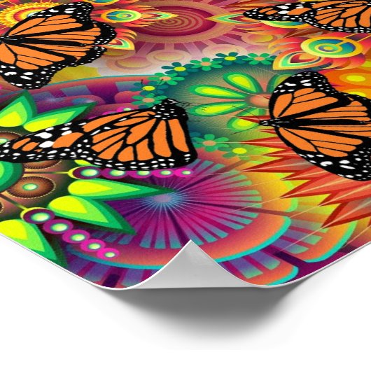 蝶 ポスター (角)