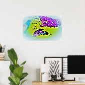 蝶, ポスター (ホームオフィス)