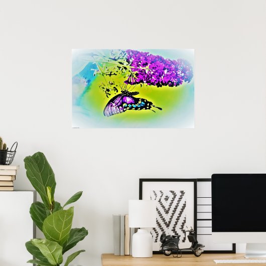 蝶, ポスター (ホームオフィス)