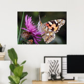 蝶 ポスター (ホームオフィス)