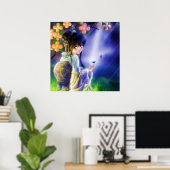 蝶 ポスター (ホームオフィス)