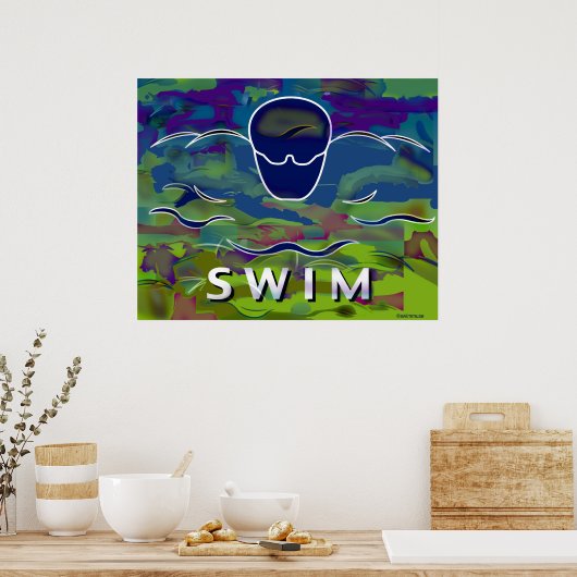 蝶 ポスター (キッチン)