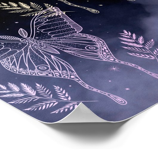 蝶 ポスター (角)