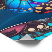 蝶 ポスター (角)