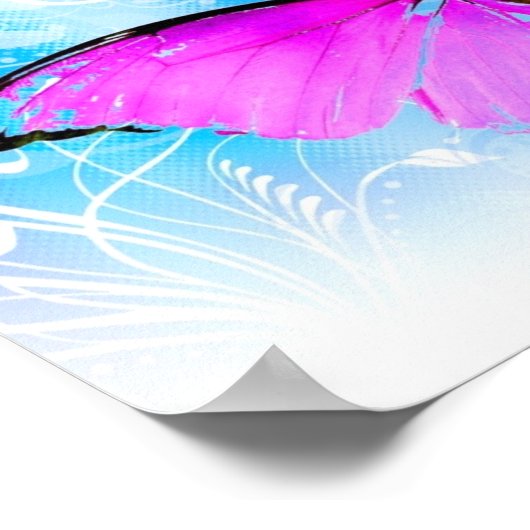 蝶 ポスター (角)